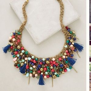 Anthropologie Alamere Bib Necklace